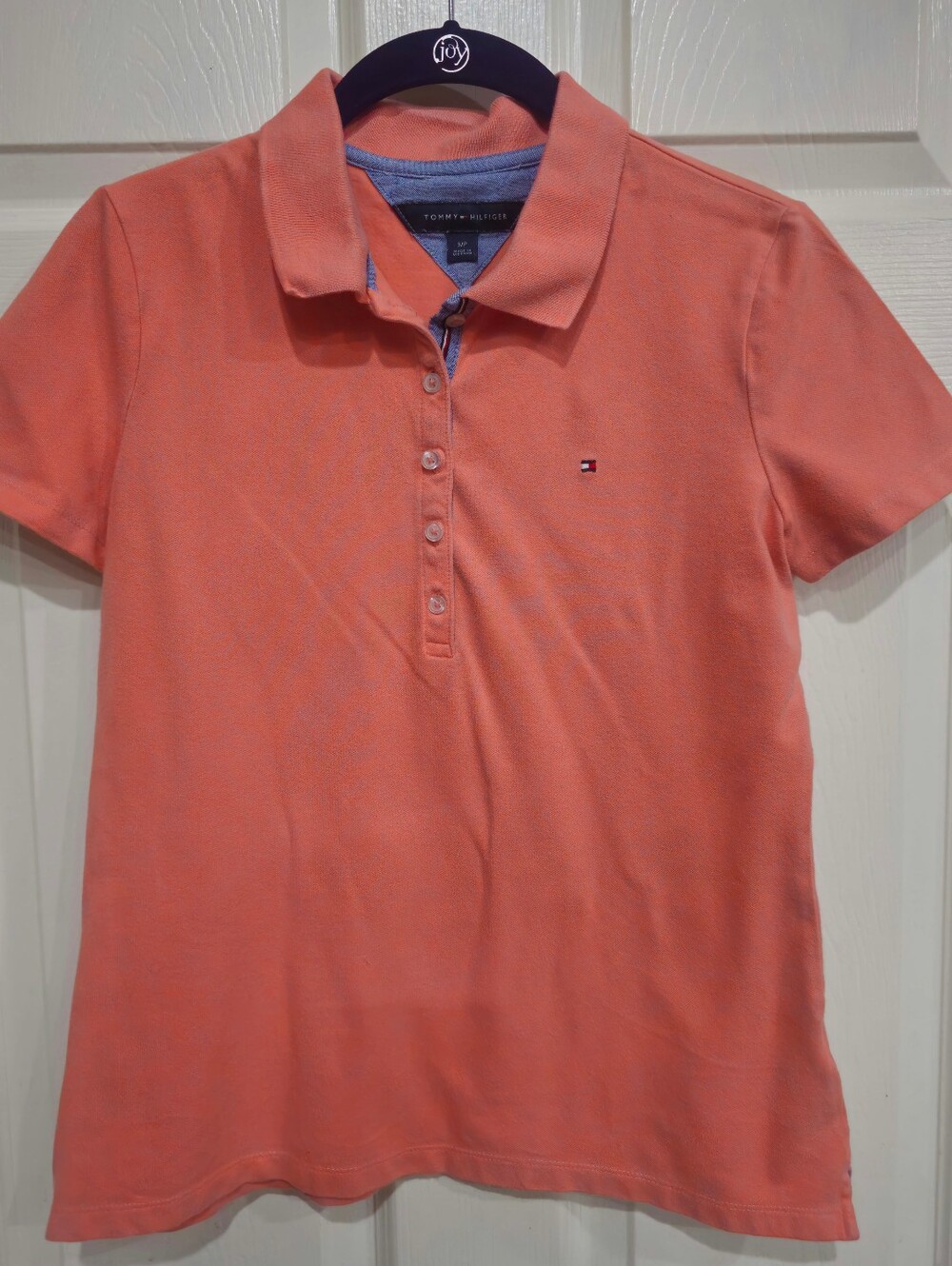 Tommy Hilfiger Coral Short-Sleeve Button-Down Polo